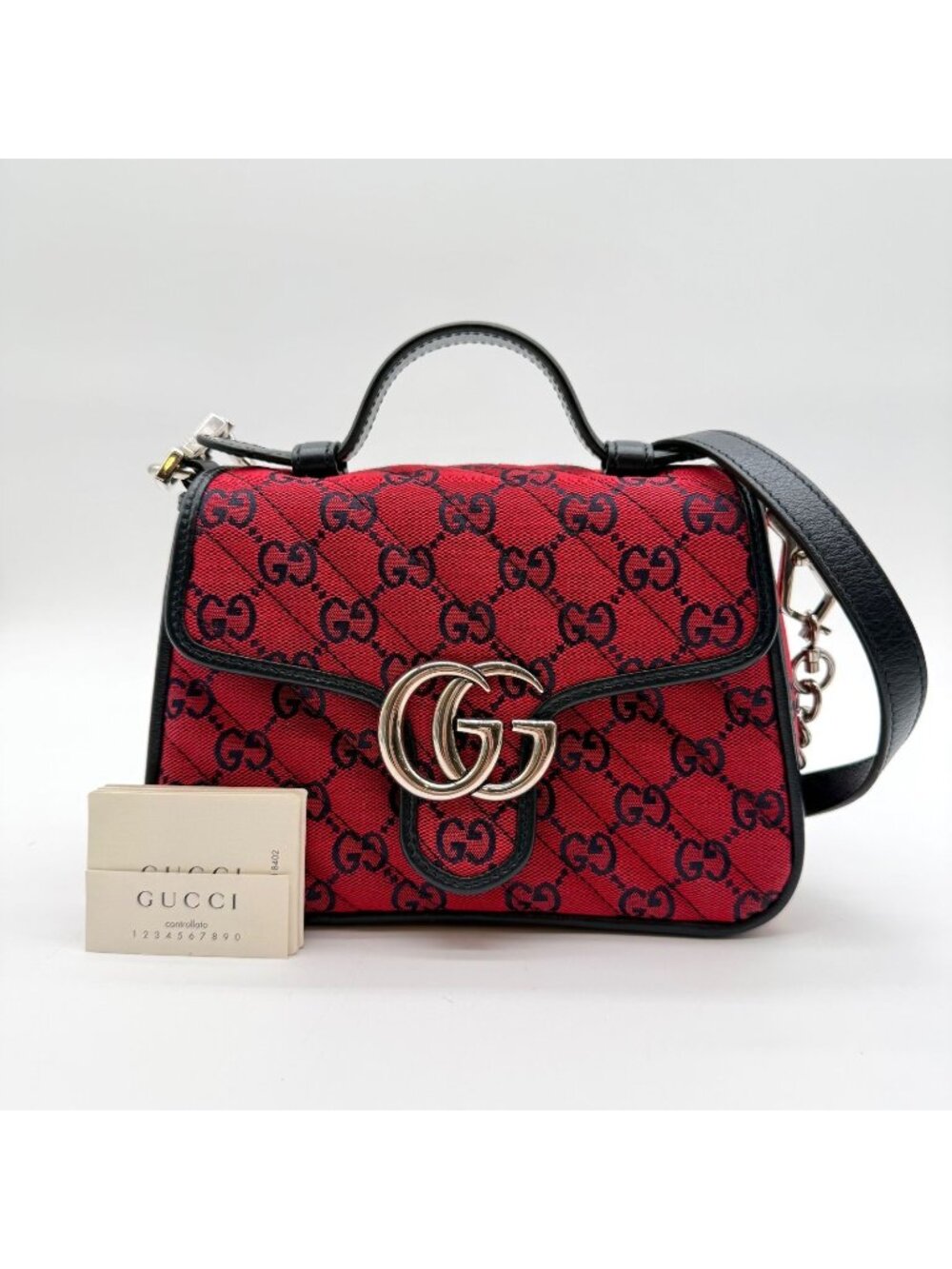 Gucci GG Marmont Canvas Top Handle